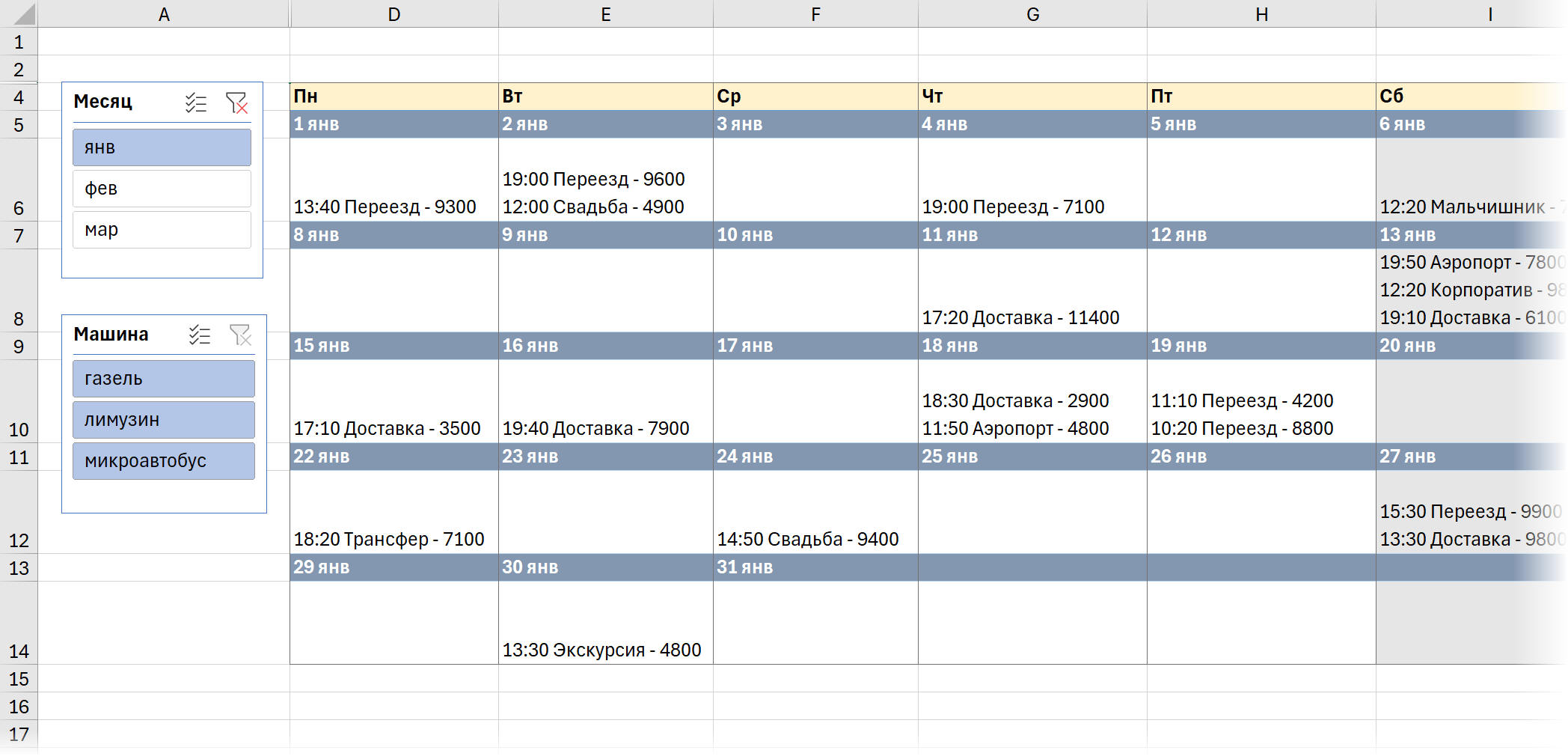 Готовая сводная Готовая сводная