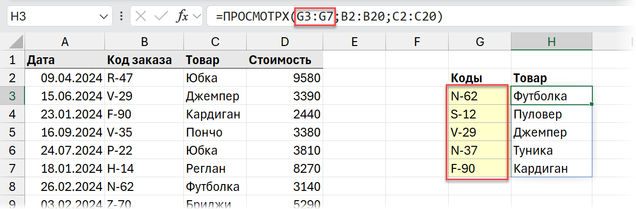 Массив на входе Массив на входе